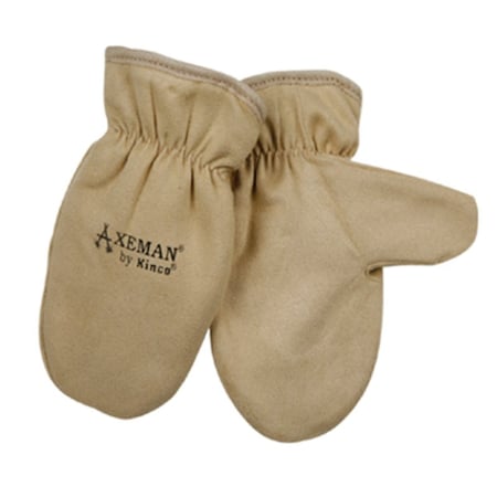 Kinco Kinco Axeman Unisex Outdoor Work Mittens Brown Youth 1 pair 1930-KS